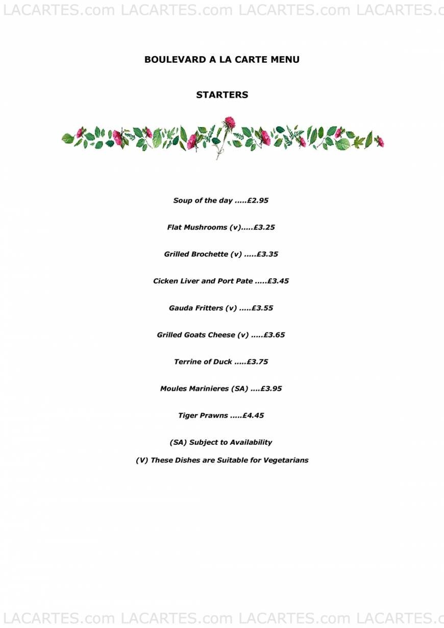  Pricelists of Boulevard 7/8 Ruski Parade, Selsdon Road - Photo 1 of 9