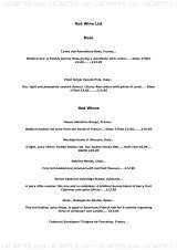 Menus & Prices, Boulevard, South Croydon