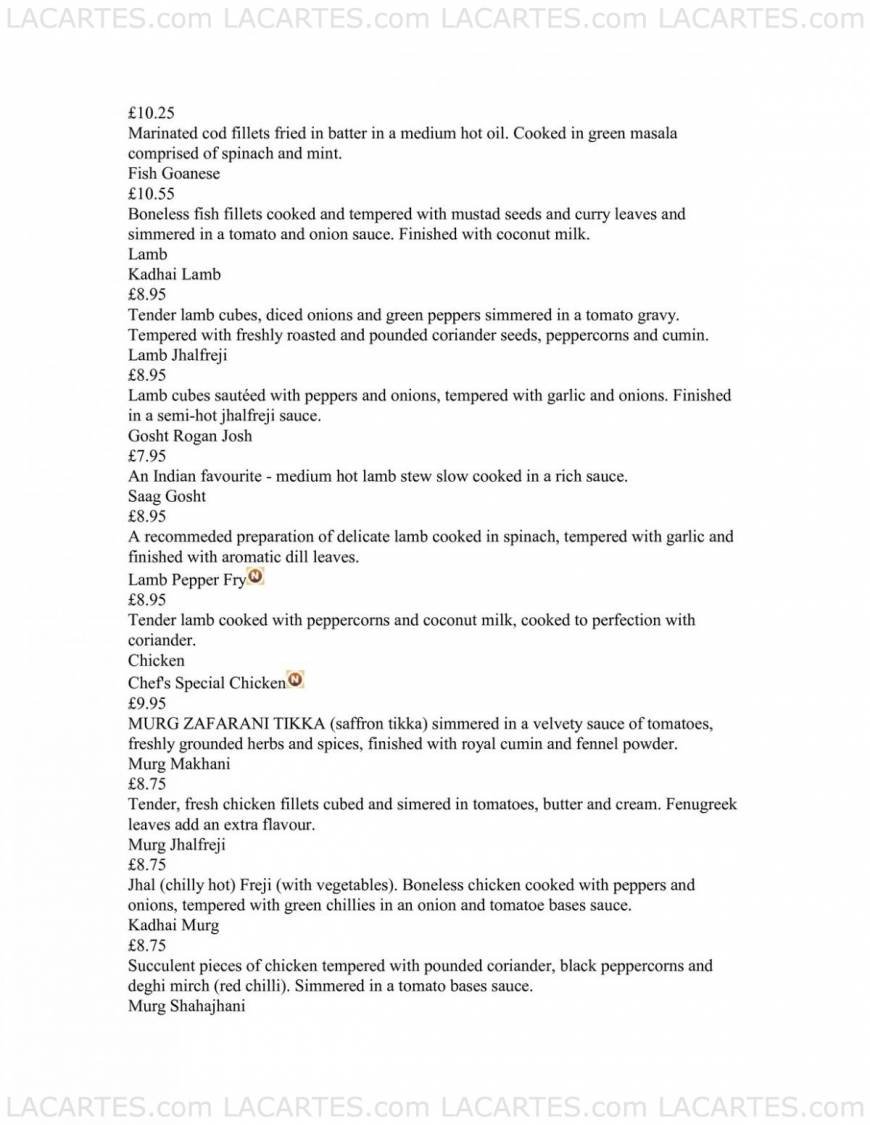  Pricelists of Thali:Thali 33 Chertsey Rd  - Photo 15 of 20