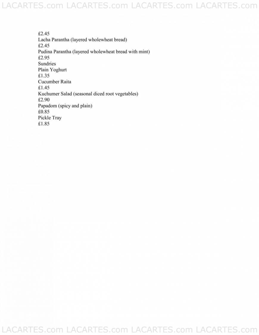  Pricelists of Thali:Thali 33 Chertsey Rd  - Photo 10 of 20