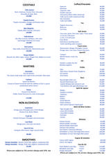 Menus & Prices, Ancient Faifo Restaurant, Hoi An