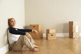 Young Woman Resting After Moving Into New Home Man with Van Bromley Ltd. 27 Widmore Rd 