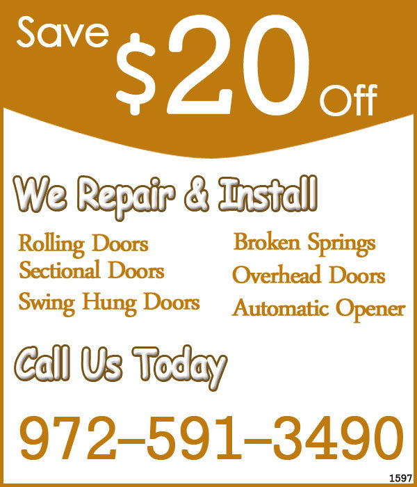  Pricelists of Garage Door Cable Off The Drums Frisco 7255 Coit Rd - Photo 1 of 1