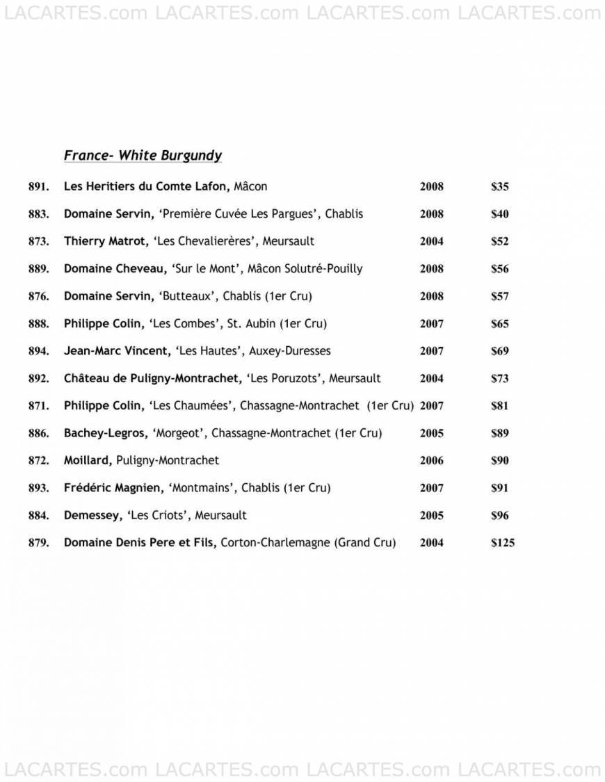  Pricelists of The Jar 8225 Beverly Blvd. - Photo 1 of 22