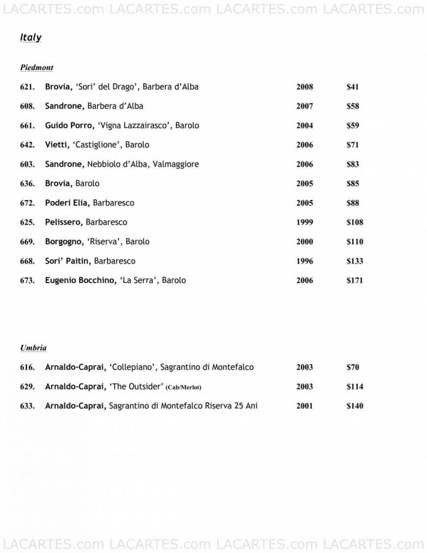  Pricelists of The Jar 8225 Beverly Blvd. - Photo 2 of 22