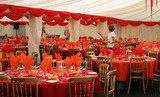 Themed marquee, Seaholme Marquees, Albourne, Nr. Hassocks