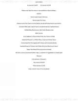 Menus & Prices, Brentwood Brasserie, Brentwood