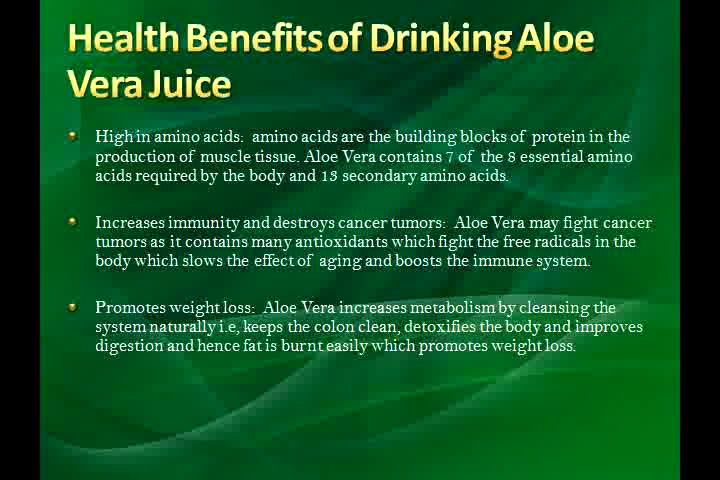 Top 12 Benefits of Aloe Vera Juice/Drink