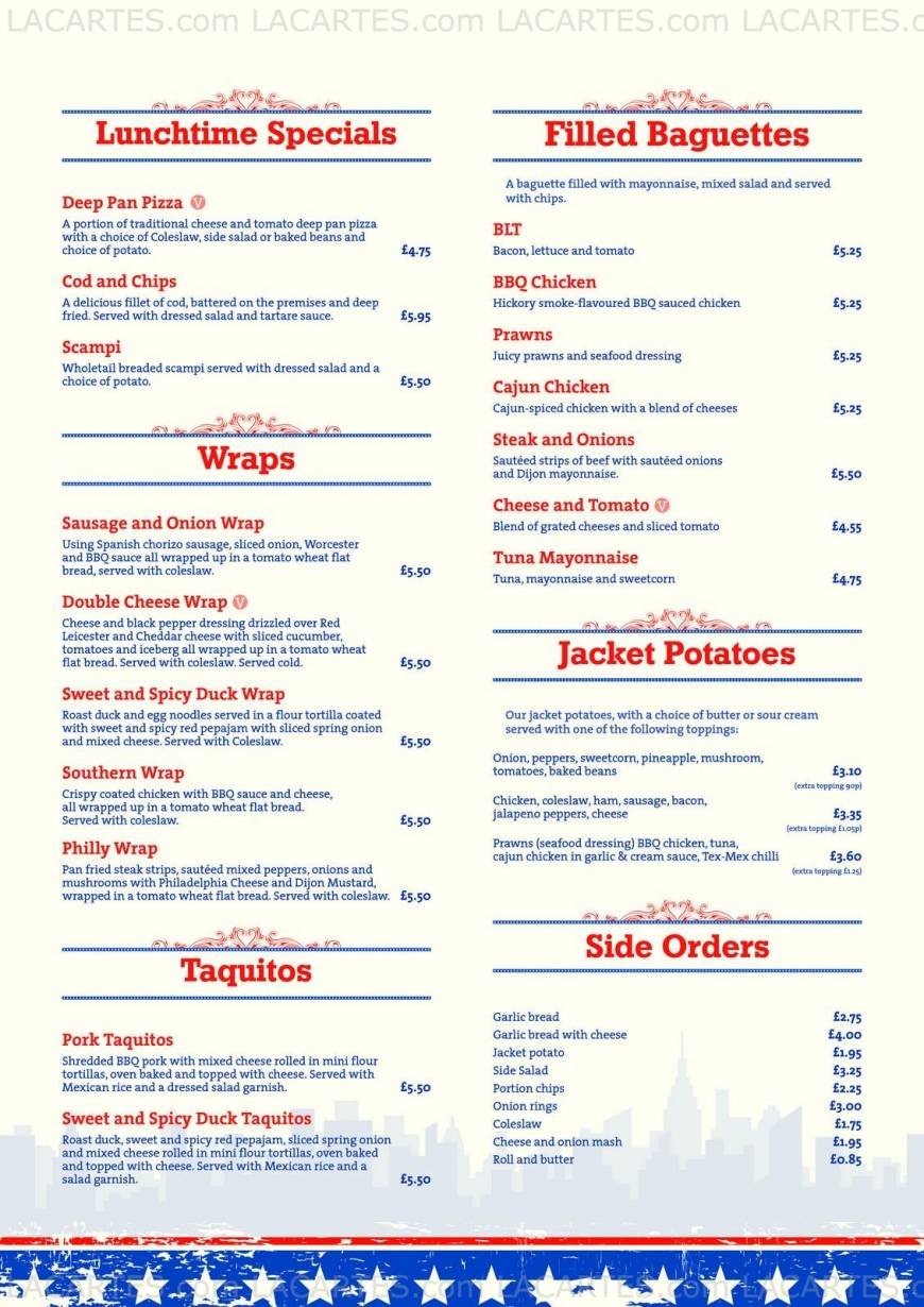  Pricelists of Sloppy Joes Diner - Colchester 37 High Street - Photo 2 of 10