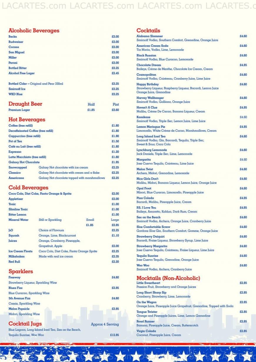  Pricelists of Sloppy Joes Diner - Colchester 37 High Street - Photo 10 of 10