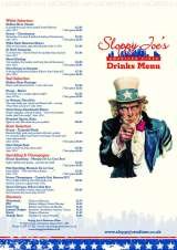 Menus & Prices, Sloppy Joes Diner - Colchester, Colchester