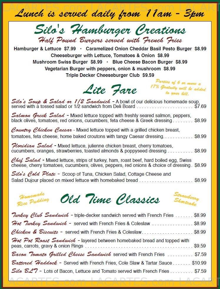  Pricelists of The Silo Restaurant & Gift Shop - NY 537 Aviation Road - Photo 4 of 5
