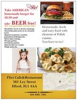 Flirt Cafe Restaurant, Ilford Essex