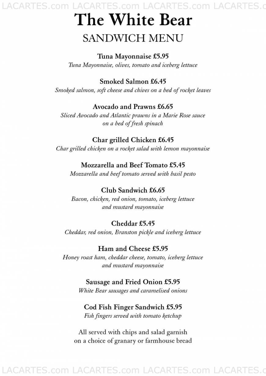  Pricelists of The White Bear Fairchildes Lane - Photo 3 of 5