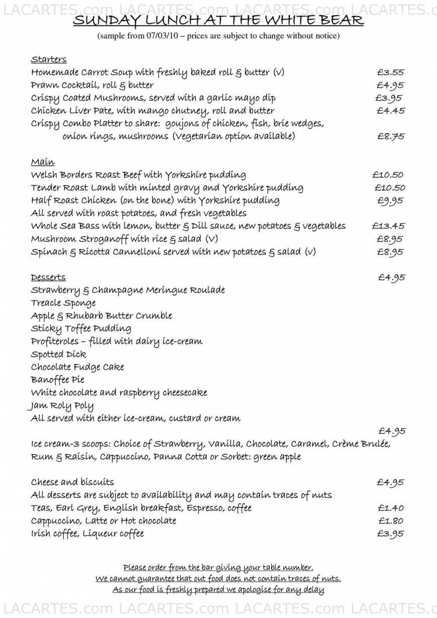  Pricelists of The White Bear Fairchildes Lane - Photo 5 of 5