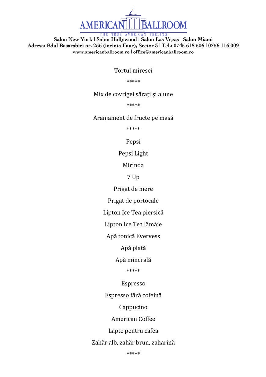  Pricelists of American Ballroom Bdul Basarabia nr 256 (incinta Faur), Sector 3 - Photo 1 of 9