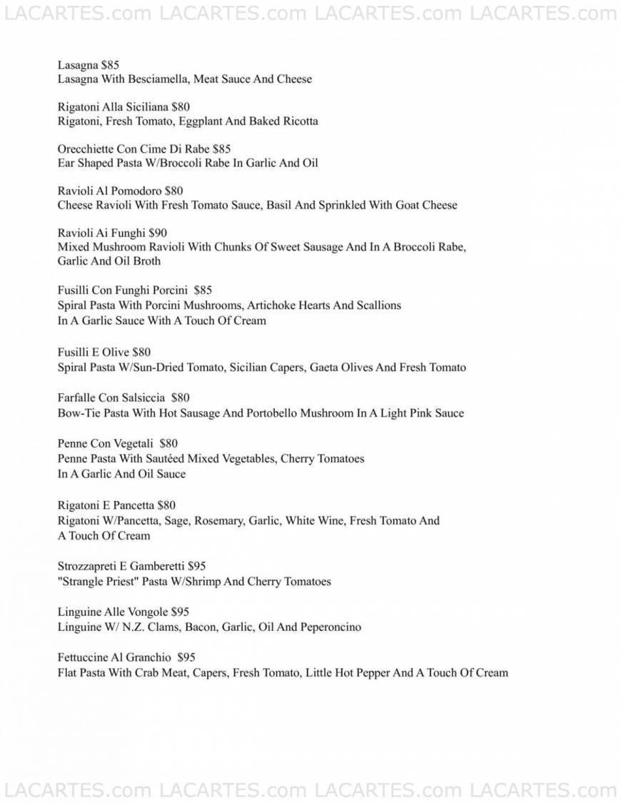  Pricelists of La Bottega Restaurant - NY 234C Merrick Rd. - Photo 13 of 13