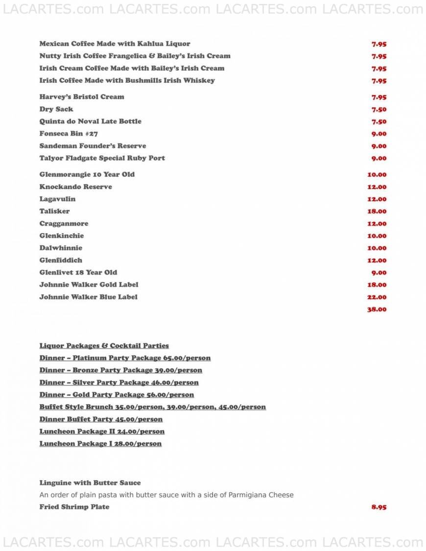 Pricelists of Frank's Steaks - Rockville Centre, NY 54 Lincoln Avenue - Photo 8 of 9