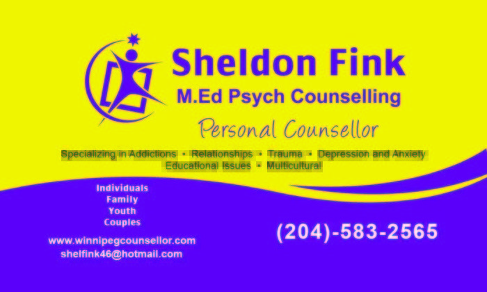 Sheldon Fink Businesscard Profile Photos of Winnipeg Counsellor 144 Evanson Street - Photo 9 of 11