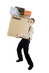 A man carring different size boxes Man With Van Canonbury 324 Essex Rd 