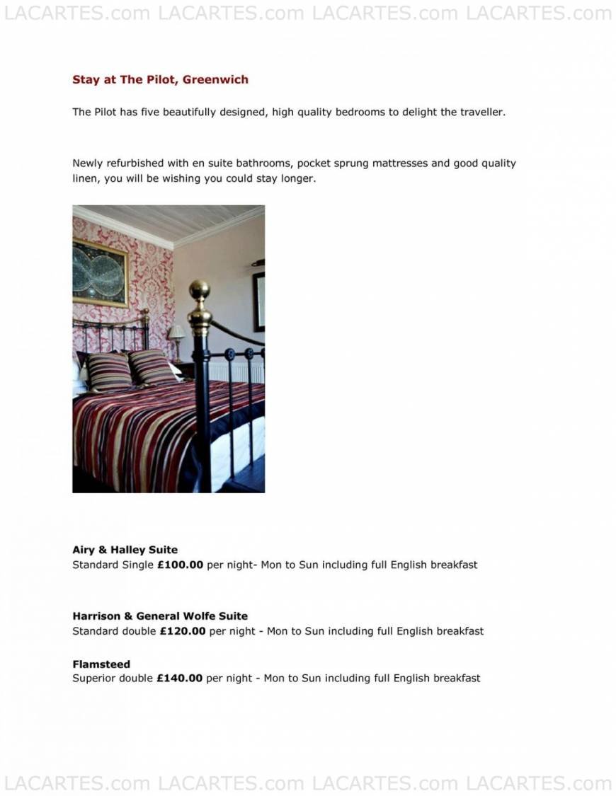  Pricelists of The Pilot Inn 68 River Way - Photo 1 of 5