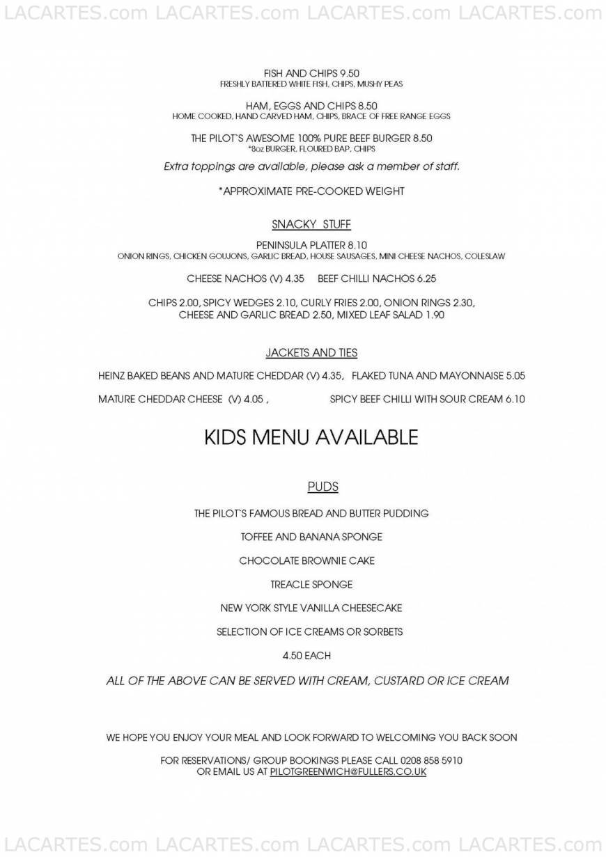  Pricelists of The Pilot Inn 68 River Way - Photo 2 of 5