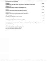 Menus & Prices, Gioberti's, London