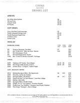 Menus & Prices, Cooks Brasserie,  London