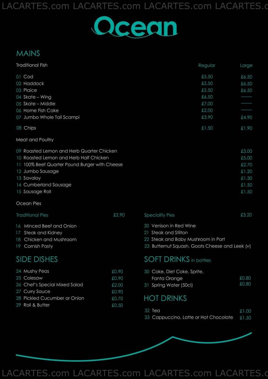  Pricelists of Ocean 76-78 High Street - Photo 3 of 3