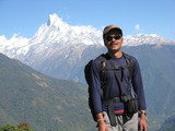 Mt. Fishtail View from Annapurna Trekking, Trekking in the Nepal Himalaya, Kathmandu