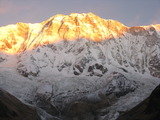 Annapurna 1 from Annapurna Base camp, Trekking in the Nepal Himalaya, Kathmandu