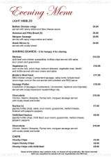 Menus & Prices, Brodies, Canary Wharf 