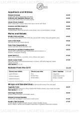 Menus & Prices, Brodies, Canary Wharf 