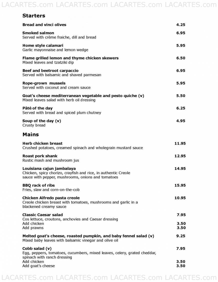  Pricelists of Smollenskys Restaurant 1 Reuters Plaza - Photo 3 of 8