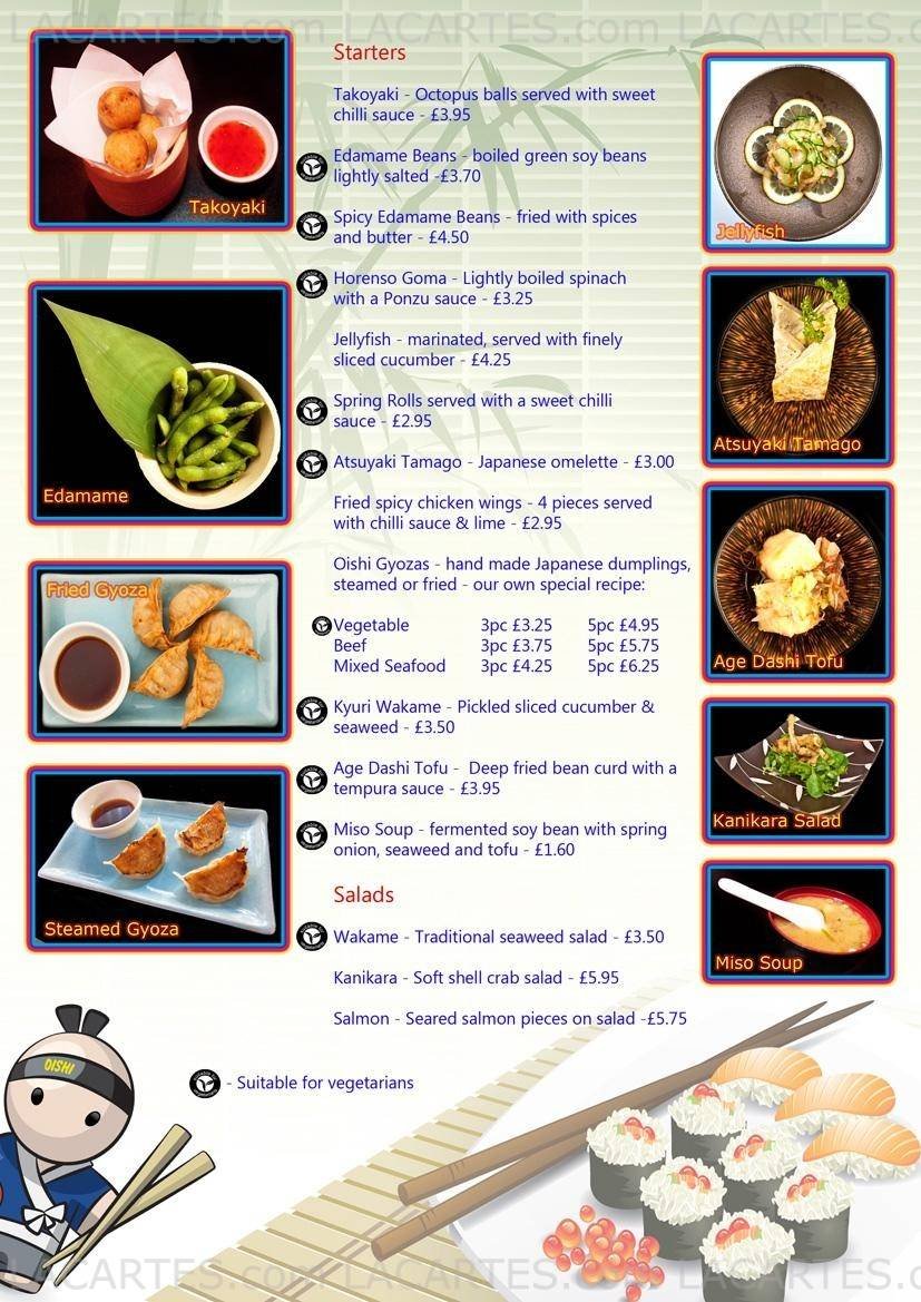  Pricelists of Oishi Japanese Restaurant Units 3&4 The Lemonade Building 3 Aboretum Place - Photo 1 of 7
