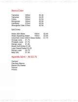 Menus & Prices, BHANGRA BEAT, South Woodford