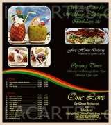 Menus & Prices, One Love Caribbean Restaurant, Chadwell Heath