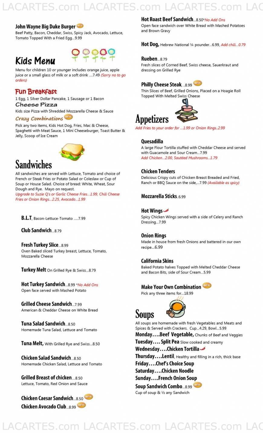  Pricelists of Dolores Restaurant & Bakery 11407 Santa Monica Blvd. - Photo 4 of 6