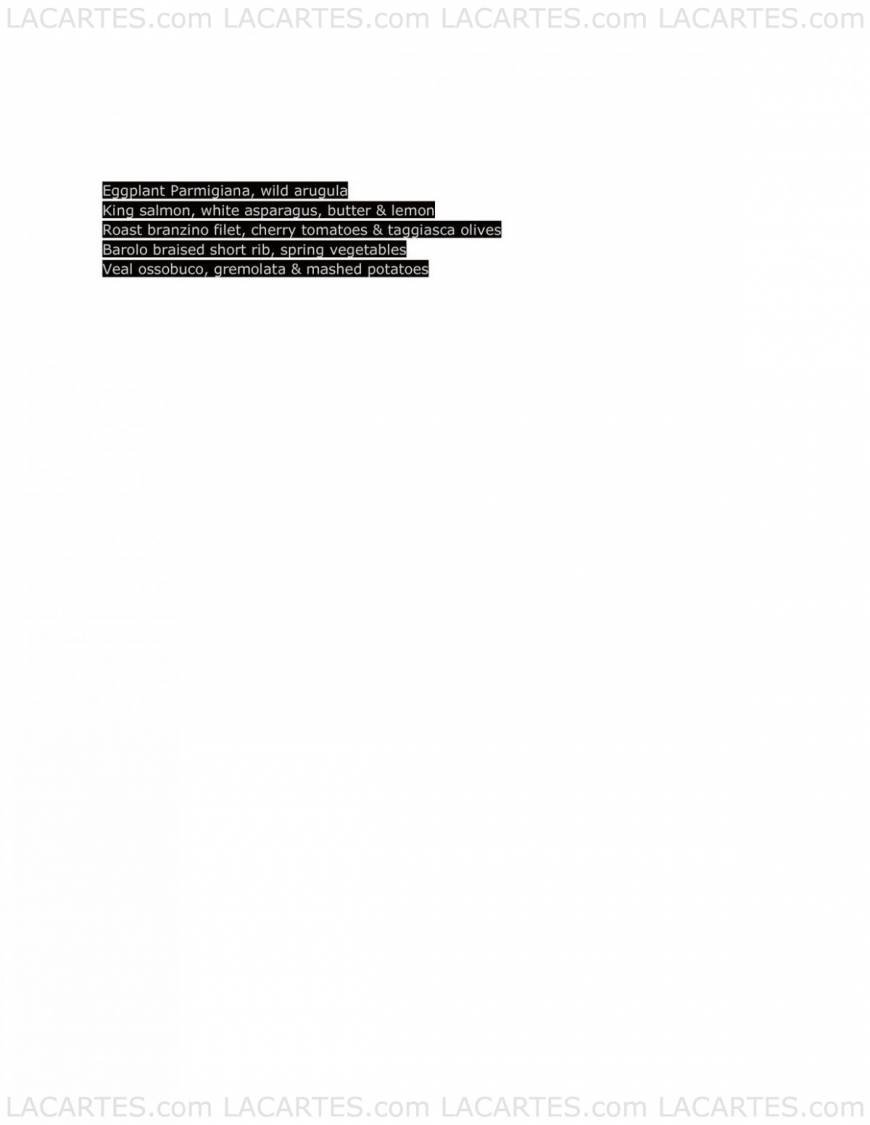  Pricelists of Cecconi's 8764 Melrose Avenue - Photo 26 of 37