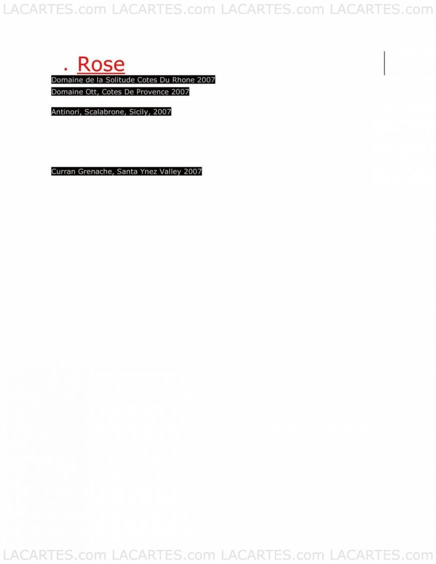  Pricelists of Cecconi's 8764 Melrose Avenue - Photo 12 of 37