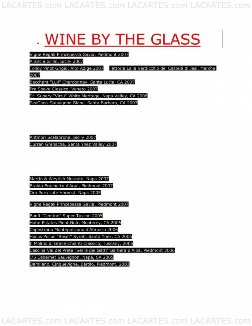  Pricelists of Cecconi's 8764 Melrose Avenue - Photo 18 of 37