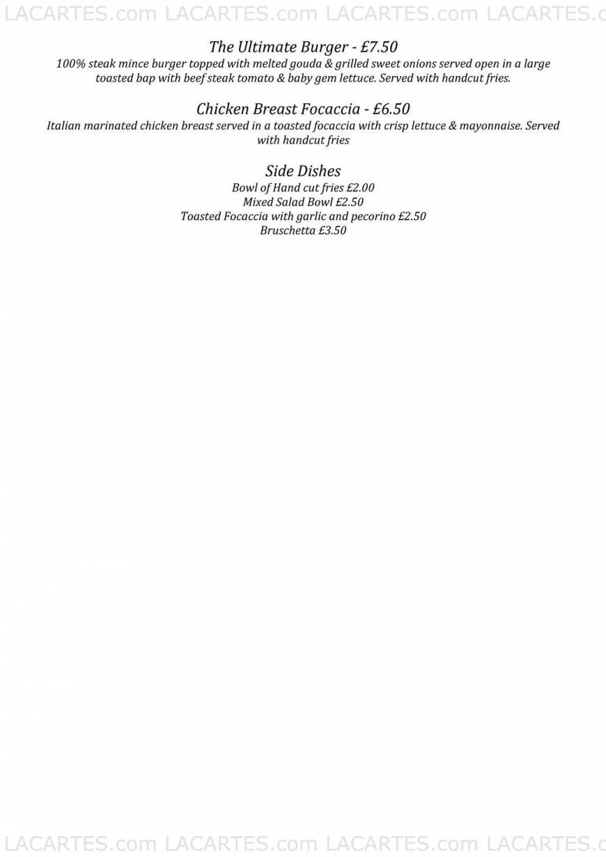  Pricelists of Quarterhouse Bar and Restaurant - Folkestone Tontine Street - Photo 4 of 6