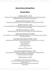 Menus & Prices, Quarterhouse Bar and Restaurant - Folkestone, Folkestone