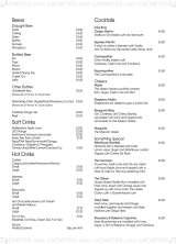 Menus & Prices, Quarterhouse Bar and Restaurant - Folkestone, Folkestone