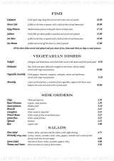 Menus & Prices, Demetris Greek Restaurant & Bar, Woodford Green