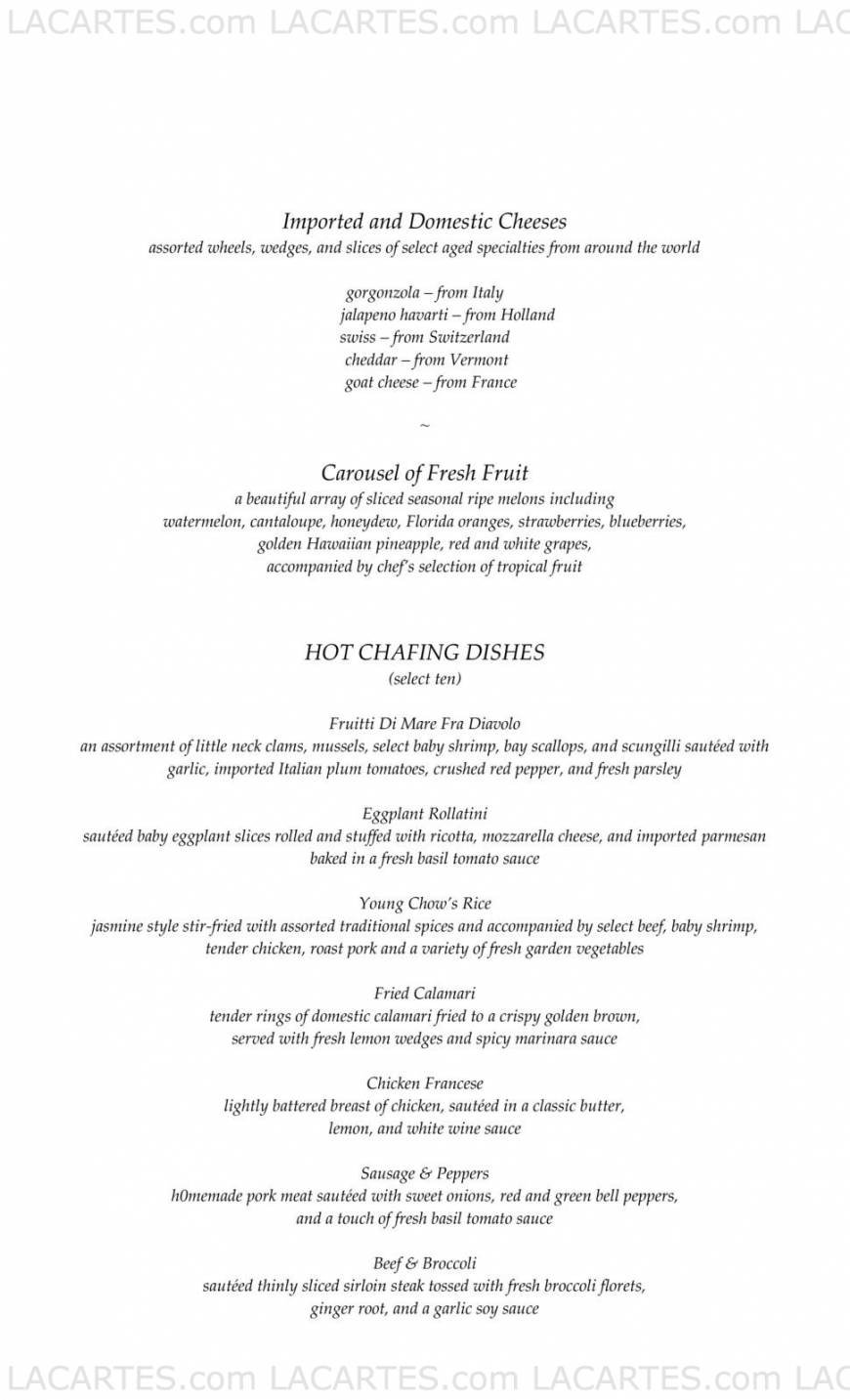  Pricelists of Watermill Caterers - NY 711 Smithtown Bypass, - Photo 25 of 26