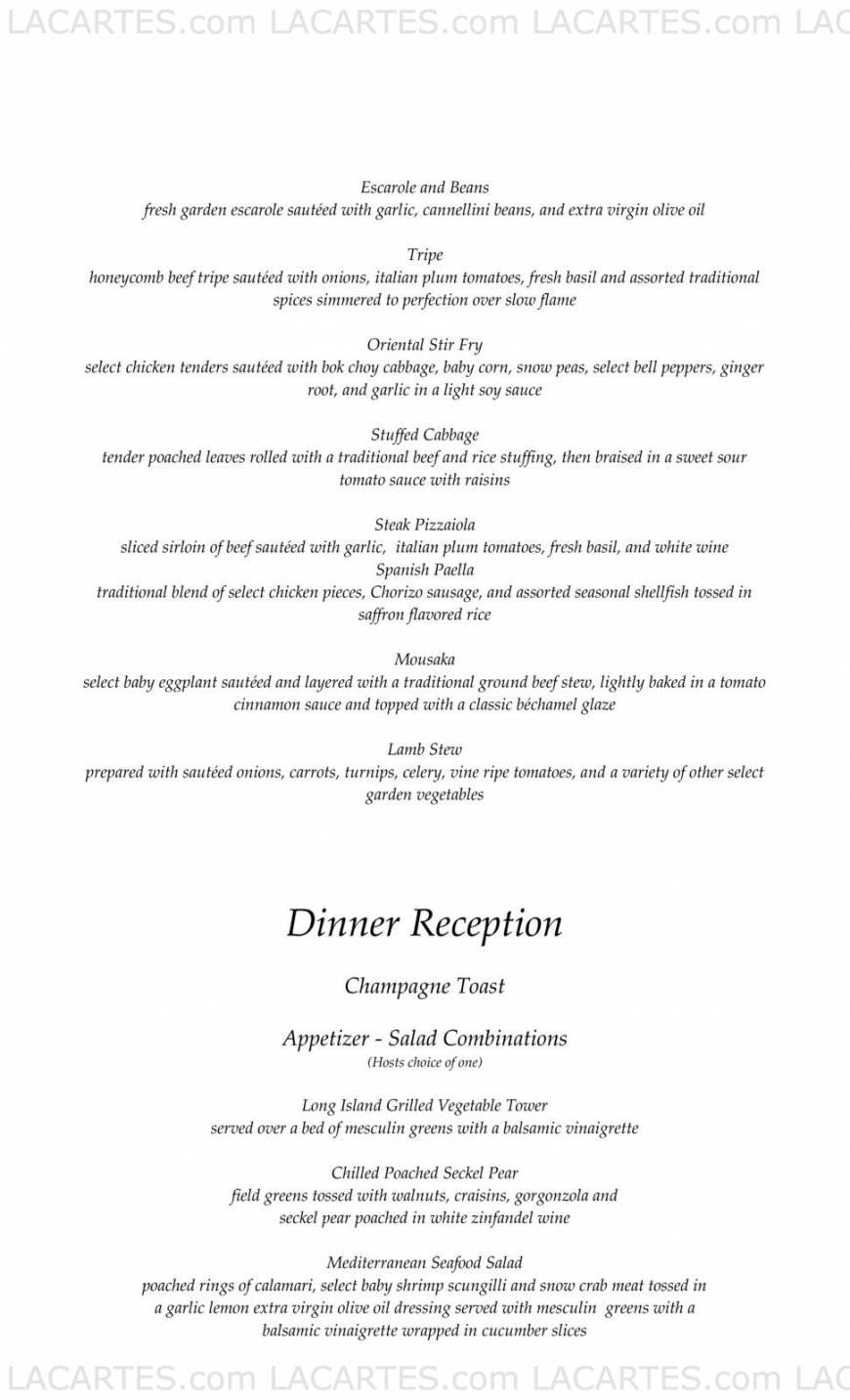  Pricelists of Watermill Caterers - NY 711 Smithtown Bypass, - Photo 23 of 26