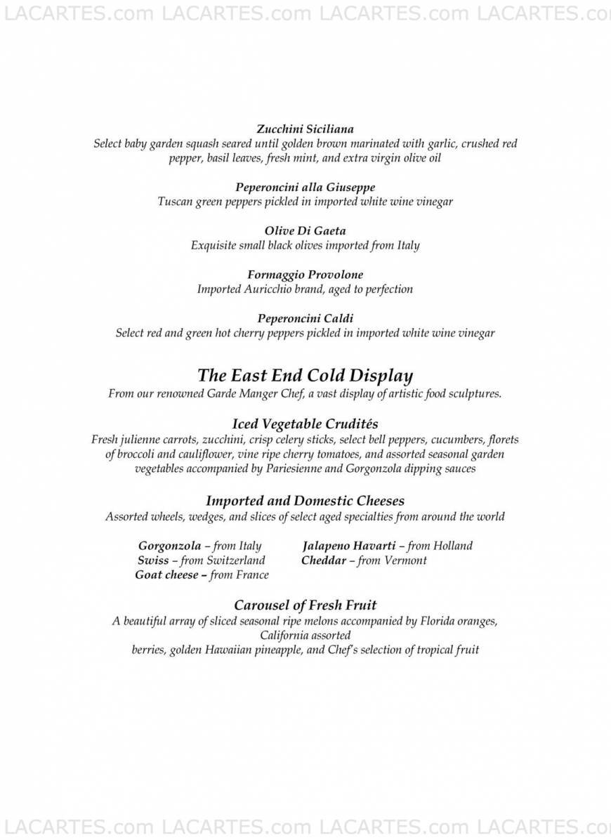  Pricelists of Watermill Caterers - NY 711 Smithtown Bypass, - Photo 1 of 26