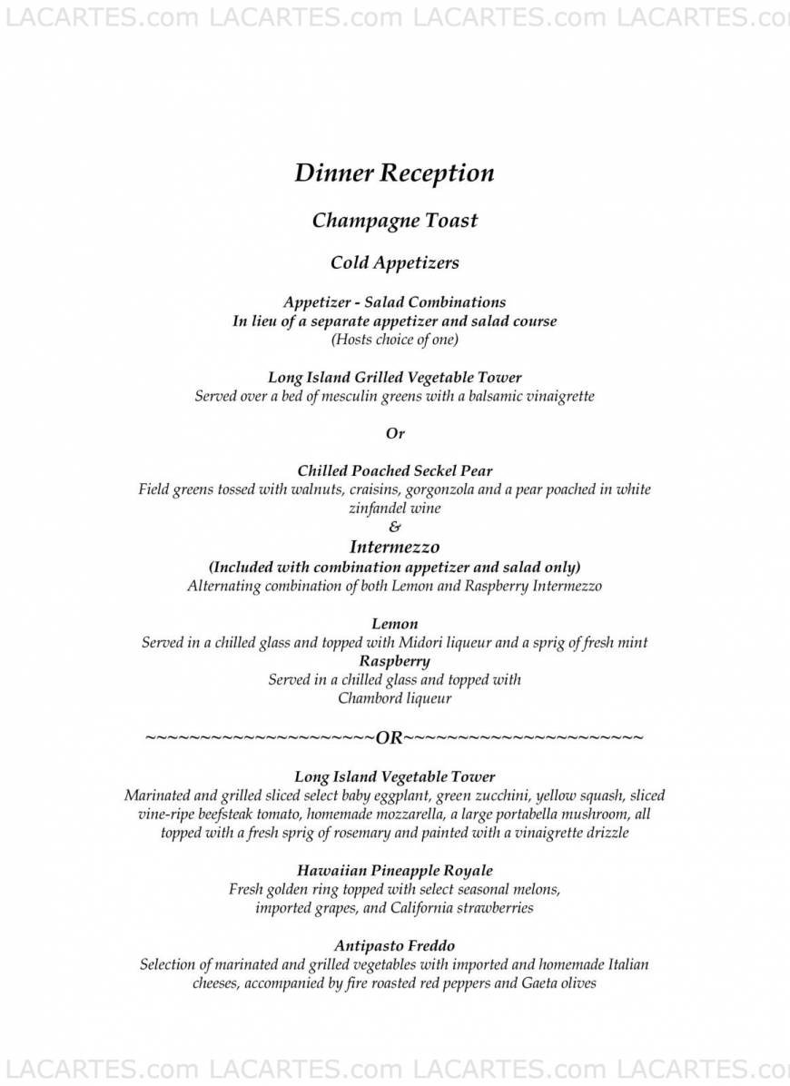 Pricelists of Watermill Caterers - NY 711 Smithtown Bypass, - Photo 10 of 26