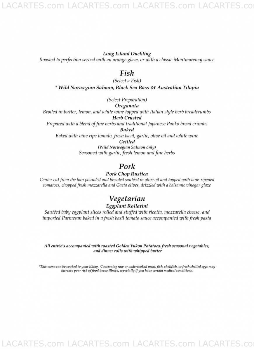  Pricelists of Watermill Caterers - NY 711 Smithtown Bypass, - Photo 8 of 26